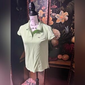 Lacoste Women's Light Green Polo Shirt